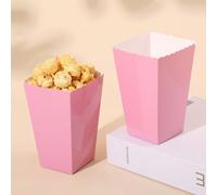 50/30/24/12 pezzi/10 pezzi Scatole per popcorn rosa, mini scatole per popcorn da 2 x 4,5 x 3 pollici per la decorazione della serata di film di San Valentino 50 pezzi,100 pezzi,30 pezzi,10 pezzi,20 pe
