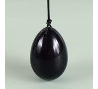 50 * 35 Massaggio all'uovo Yoni di grandi dimensioni Massaggiatore for esercizi di Kegel con sfera di quarzo rosa in cristallo naturale, 50x35 Undrill raccolta domiciliare (Color : 50x35 Drill Obsidi