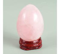 50 * 35 Massaggio all'uovo Yoni di grandi dimensioni Massaggiatore for esercizi di Kegel con sfera di quarzo rosa in cristallo naturale, 50x35 Undrill raccolta domiciliare (Color : 50x35 Undrill)