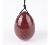 50 * 35 Massaggio all'uovo Yoni di grandi dimensioni Massaggiatore for esercizi di Kegel con sfera di quarzo rosa in cristallo naturale, 50x35 Undrill raccolta domiciliare (Color : 50x35 Drill Agate