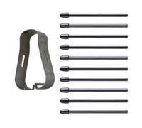 50/40/30/20/10pcs Pennini Strizzatoio Accessori Penna Pennini Punte e Clip Standard Pennini Punta per Penna 133 Penna Clip