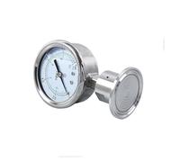 50,5 mm Installazione rapida del morsetto Chuck for uso alimentare collegato al manometro a membrana a secco 0-10 Bar(-0.1-1.5Mpa)