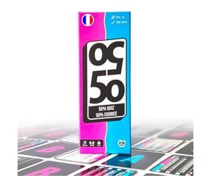 50 50 - Gioco da tavolo - Quiz sulla cultura generale divertente - Gioco d'atmosfera da 14 anni - Per adolescenti e adulti, a partire da 2 giocatori, famiglia, serate, aperiti, regalo divertente e
