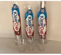 50 / 500/ 1000 pezzi BICCHIERI IN PET TRASPARENTI KLEARCUP 300 ml 400 ml 500 ml