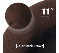 50-60cm Big Testa Berretto di Lana da Donna per Coppola Maglia 100% Cashmere New