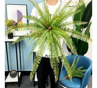 50/65cm Grande Artificiale Felce Tropicale Palma Pianta Casa Veranda Patio