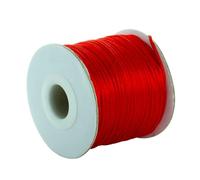 50 80 iarde/rotolo 1,5/2 mm coreano intrecciato corda di nylon macramè per nodo cinese creazione di gioielli fai da te accessori per braccialetti-rosso-1,5 mm 80 iarde
