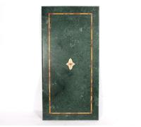 50.8cm x 165cm Verde Marmo Lato Table Top Pietre Semi Preziose Inserto