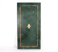 50.8cm x 165cm Verde Marmo Lato Table Top Pietre Semi Preziose Inserto