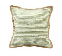 50.8cm X Pisello Dolce Verde,Bianco E Marroncino 100% Cotone a Righe con Zip