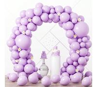 50/96 pezzi Palloncini Viola Maka, Dimensioni Assortite (18/12/10/5 Pollici), Kit Arco di Palloncini Viola Maka, Adatto per Matrimoni, Addii al Nubilato, Compleanni, Lauree, Anniversari e Decorazioni 