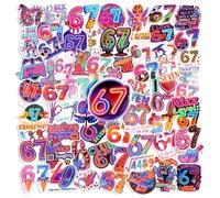 50 adesivi 67 meme, divertenti adesivi Six Seven, 6 7 meme, per laptop, cellulare, adolescenti e bambini (style3)