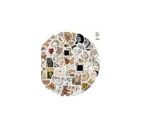 50 adesivi decorativi vintage, collezione di arte e natura, 60 pezzi, stile retrò con fiori, uccelli e note musicali, per scrapbooking, incollare sul cellulare, diario, tazza