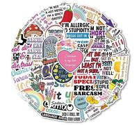 50 adesivi della serie cartone rosa Graffiti impermeabili per moto, auto, laptop, custodia per telefono, bagagli, tazza per acqua, accessori per auto