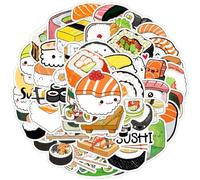 50 adesivi di carta a tema cartoni animati per sushi, skateboard, bagagli, decorazione, adesivi, TQ50-0252