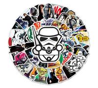 50 adesivi per computer portatile Star-Wars, impermeabili, in PVC, per decorazioni fai da te, per auto, moto, laptop, biciclette, skateboard, snowboard, bagagli, ecc.