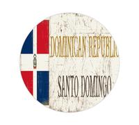 50 adesivi Santo Domingo, etichette regalo, adesivi in vinile con bandiera della Repubblica Dominicana, decalcomanie per bottiglie d'acqua, laptop, buste, buste e sacchetti da 3,8 cm