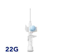 50 Aghi cannula Delta Ven 2 vie con alette misura 18/20/22 G - ago catetere