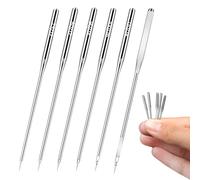50 aghi per macchina da cucire, accessori per macchina da cucire, 5 diverse dimensioni, aghi universali per macchina da cucire 75/11, 80/12, 90/14, 100/16, 110/18