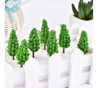 50 alberi realistici in miniatura per modelli ferroviari in scala HO OO Diorama edilizia aula didattica e modellazione del paesaggio