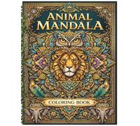50 Amazing Animals and Birds coloring book to improve Mindfulness, Calmness and Creative Energy: Mandala Animal Designs for Adults