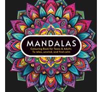 50 Amazing Mandalas is an adult coloring book with beautiful, stress-relieving patterns, perfect for relaxation, mindfulness, and creative downtime.: Mindful Designs for Calm & Focus