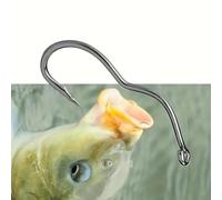 50 ami da pesca con orientamento reversibile e sicurezza spinata, per multi-specie per pesca selvaggia in acque calme (7#)