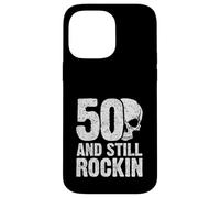 50 and still rockin | Rock'n'Roll Design per il 50° compleanno Custodia per iPhone 14 Pro Max