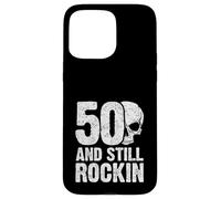 50 and still rockin | Rock'n'Roll Design per il 50° compleanno Custodia per iPhone 15 Pro Max