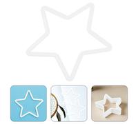 50 anelli acchiappasogni: anelli acchiappasogni in plastica bianca, anelli in