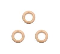 50 anelli in legno di diametro da 25 mm, per il fai da te, per le malattie dei bambini, per la cura dei bambini, per la cura dei bambini, cerchi in legno macramè, anello in legno naturale, artigianato