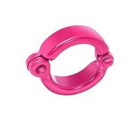 50 anelli in metallo per zampe di pappagallo, anelli per zampe di uccelli domestici, diametro interno 3,5-9,5 mm, accessori per addestramento al volo all'aperto,Rosa rossa,8.5mm