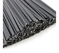 50 aste di saldatura in plastica per riparazione paraurti auto, elettrodi in PP per saldatori, kit di strumenti manuali per aste di saldatura ad aria calda, fili e bastoni (50 aste in PP nere)