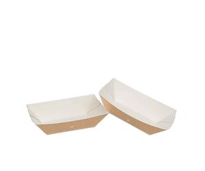 50 Barchette vaschette street food in carta 10,5 x 7 cm 100 ml