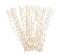 50 Bastoncini di Legno Bianco 27cm, Rami di Salice Ricci | Riempitivi per Vasi, Materiale per Bricolage e Composizioni Floreali, Decorazioni Natalizie e Nozze