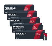 TRANSISTOR 9V PROCELL INDUSTRIAL INTENSE - SCATOLA 10 BATTERIE 6LF22/PROCELL-MELDU0049 DURACELL