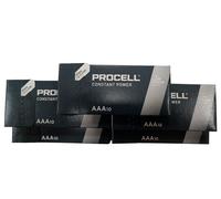 50 batterie AAA ALCALINE DURACELL INDUSTRIAL PROCELL constant MINI STILO MN2400