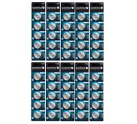 50 BATTERIE CR 2450 CR2450 DL2450 3V LITIO BOTTONE EVERACTIVE