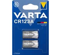 50 batterie Varta 2 blister / CR123A 3V 06205 primarie litio manganese