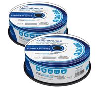 MediaRange 25 BD-R Blu-Ray Dual Layer 50GB 6x fullsurface print, in cake - MR510