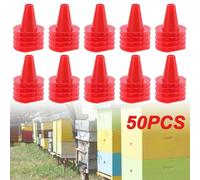 50 Beekeeping-Tool Cono Ape Plastica Escape Device Alveare Nido Porta Controllo