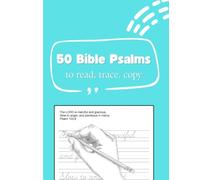 50 Bible Psalms to Read, Trace, Copy