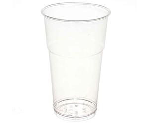 50 Bicchieri Kristal monouso in plastica PET trasparente 650cc
