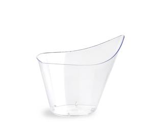 50 Bicchierini finger food monoporzioni Goccia 120ml in plastica trasparente