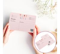 50 biglietti per ricette per uso quotidiano, comodi biglietti per appunti