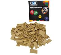 50 blocchi di fissaggio per piastrelle, 2 x 4 gommini, compatibili, 34 colori a scelta (094 - beige)