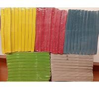50 BLOCCHI NUMERATI DA 1-100 in CONFEZIONE DA 5 COLORI ASSORTITI