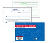 50 blocchi Ricevuta Generica Documenti Ricevute Generiche 50 moduli Doppia Copia
