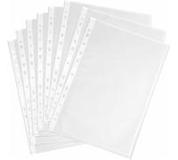 50 buste A4 in plastica trasparente, buste Polly Pocket, buste in plastica A4 (50)
