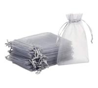 50 Buste Bustine Organza per Gioielli, Cadeaux. 9 X 7 CM